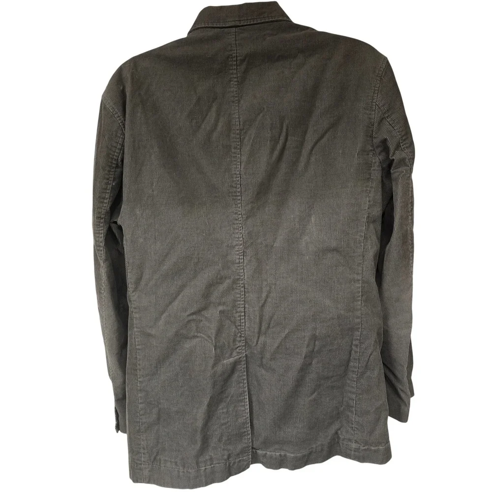 J Crew‎ Mens Corduroy Blazer Jacket Brown Size XL 3 Button Pockets